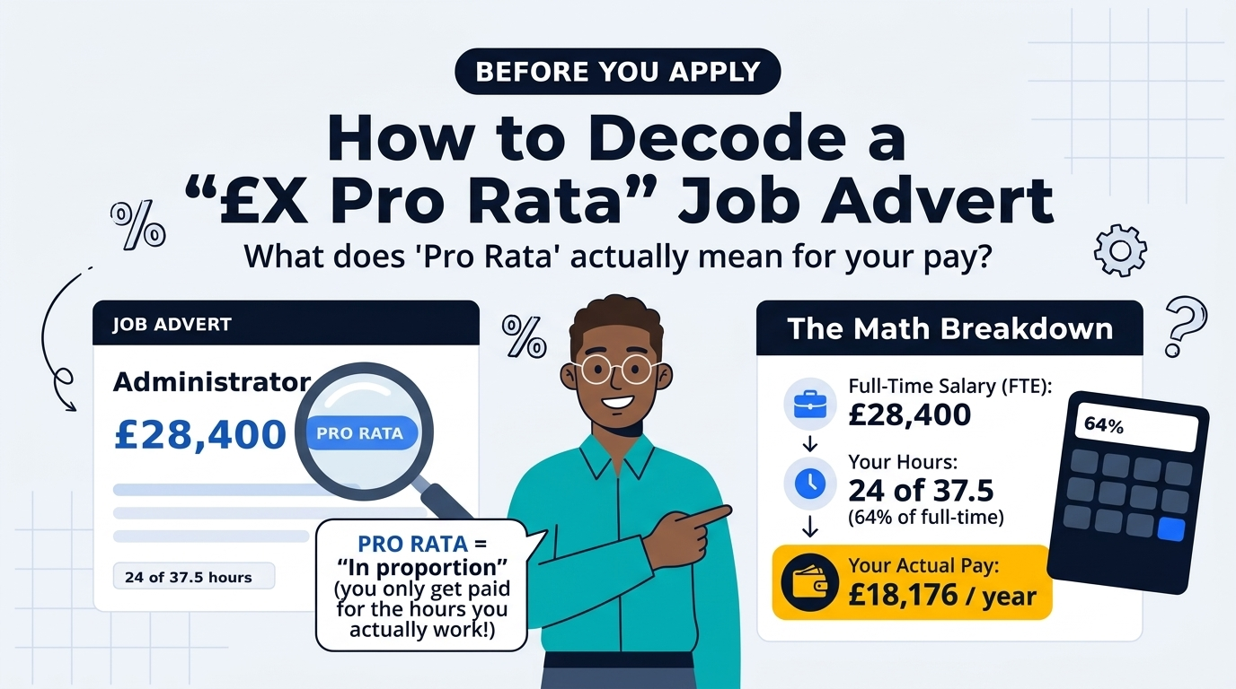 How to Decode a “£X Pro Rata” Job Advert
